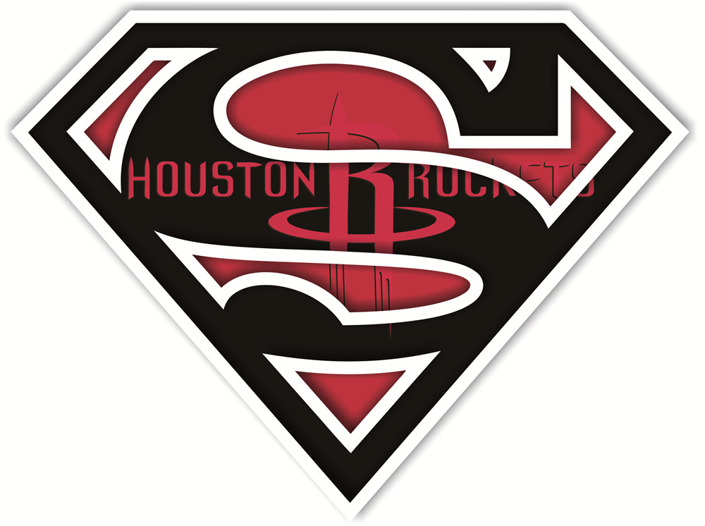 Houston Rockets superman fabric transfer